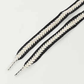 BAGGY Braid Cord Laces 120cm zwart