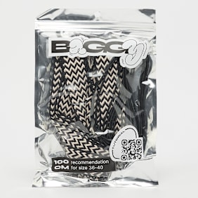BAGGY Tape Laces 100cm noir