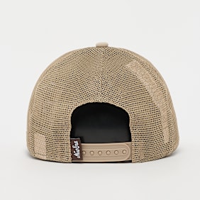 New Era 9Forty A-Frame Trucker Oval Canvas Distress beige