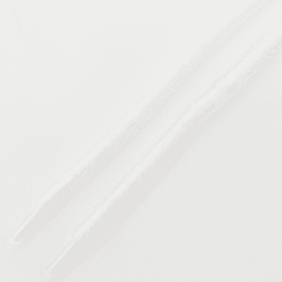 BAGGY Round Fuzzy Laces 120cm weiß