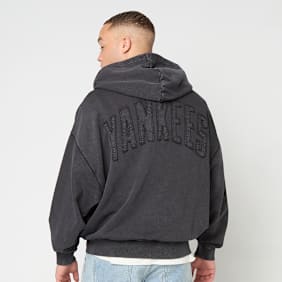 New Era MLB Washed Fullzip Hoodie New York Yankees crna