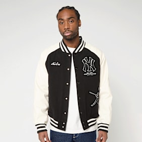 New Era MLB Varsity Jacket Los Angeles Dodgers preto