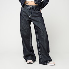 Karl Kani OG Rinsed Wide Leg Jeans blu