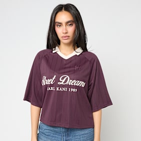 Karl Kani OG Shadow Pinstripe Soccer Jersey crvena