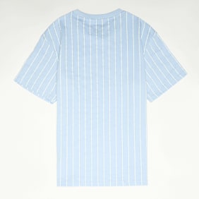 Karl Kani Small Signature Essential Pinstripe Tee Junior plava