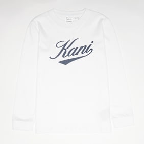 Karl Kani Cursive Varsity Longsleeve Junior bijela