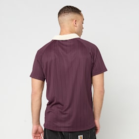 Karl Kani Heritage Emblem Shadow Pinstripe Soccer Jersey viola