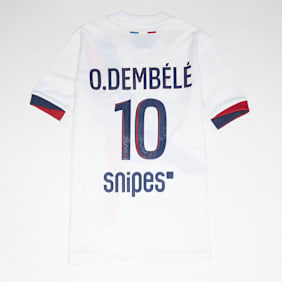 Nike   Dembélé / No. 10 / Paris Saint-Germain Nike Kids Away Stadium 2024/25 blanc