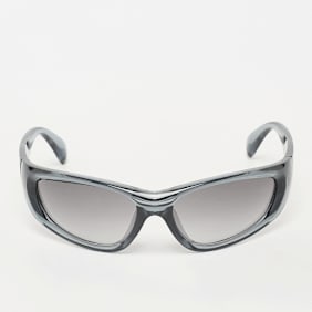 SNIPES Retro Oval Shaped Sunglasses grigio