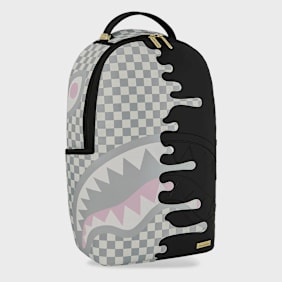 SPRAYGROUND Cream Check Side Drip Backpack gris