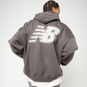 New Balance Halftone Blur Hoodie czarny