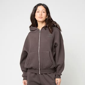 Felicious Basic Chest Logo Zipper brązowy