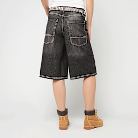 Urban Classics Ladies Denim Bermuda grijs