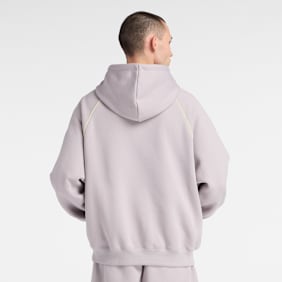 New Balance Trackside Fleece Hoodie siva
