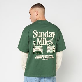 Another Cotton Lab Sunday Miles Double Layer Longsleeve groen