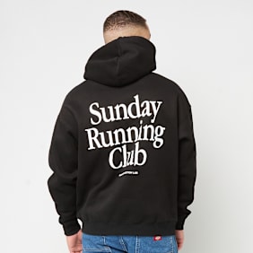 Another Cotton Lab Sunday Running Club Oversized Hoodie schwarz