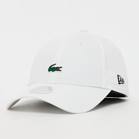 Lacoste FEMALE 9FORTY Lacoste x New Era Plain Cotton Cap biały