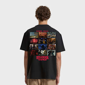 Mister Tee Stranger Things Rewatch Loose Tee negro