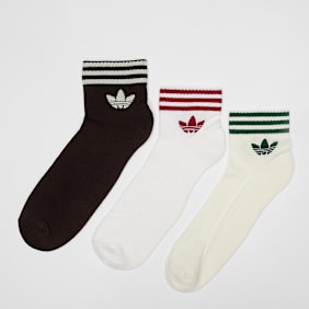 adidas Originals 3 PACK - 3-Stripes Ankle Socks multicolor