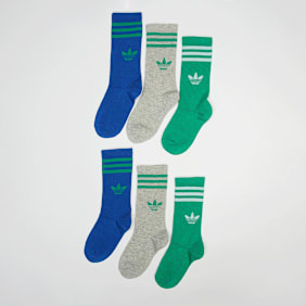 adidas Originals 6 PACK - 3 Stripes Crew Sock multicolorido