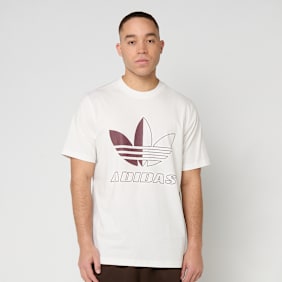 adidas Originals Dualtone Trefoil Tee blanco