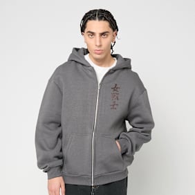 Mister Tee I Am Destiny Fluffy Zip Hoody cinzento