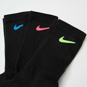 Nike   3 PACK - Everyday Elevated Crew schwarz