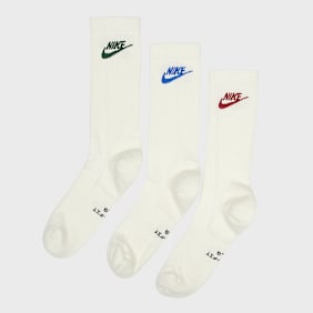 Nike 3 PACK - Everyday Elevated Crew Socks beige