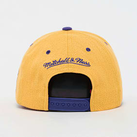 Mitchell & Ness Snapback Team Arch Classic Red NBA LA Lakers żółty