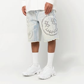 Smoke Rise Denim Shorts niebieski