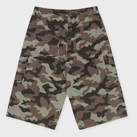 Karl Kani Signature Baggy Camo Shorts Junior mimetico
