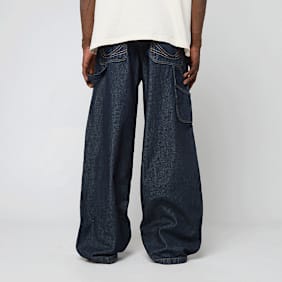 Karl Kani OG Rinsed Relaxed Baggy Workwear Jeans blauw