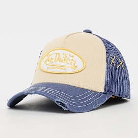 Von Dutch Originals Distressed Trucker Cap Oval Logo Patch2 multicolorido