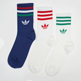 adidas Originals 3 PACK - 3 Stripes Crew Sock multicolor