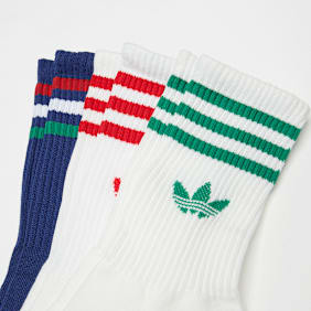 adidas Originals 3 PACK - 3 Stripes Crew Sock multicolore