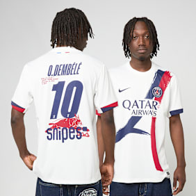 Nike Dembélé / No. 10 / Virgil Abloh Archive / PSG DRI-Fit Jersey Shortsleeve Stadium 25/26 blanco