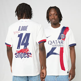 Nike   Doué / No. 14 / Virgil Abloh Archive / PSG DRI-Fit Jersey Shortsleeve Stadium 25/26 branco