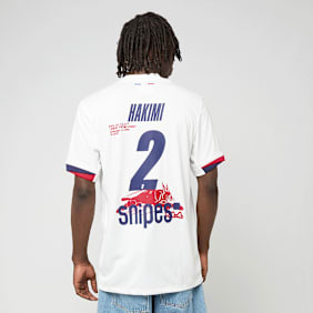 Nike Hakimi / No. 2 / PSG DRI-Fit Jersey Shortsleeve Stadium bijela