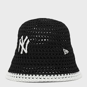 New Era Female Knitted Bucket MLB New York Yankees czarny