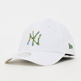 New Era FEMALE 9FORTY Floral Infill New York Yankees bianco