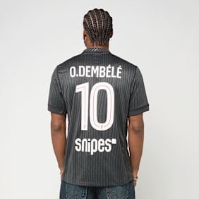Jordan Dembélé / No. 10 / PSG Jordan Fourth Stadium 2025/26 negro
