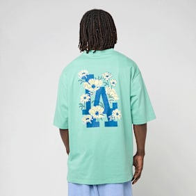 New Era MLB Floral Oversized Tee turqoise
