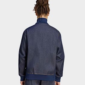 adidas Originals Firebird Adicolor Raw Denim Track Top bleu