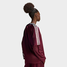 adidas Originals Lace Long-Sleeve Jersey vermelho