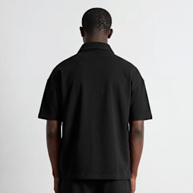 Burocs Quarter Zip T-Shirt crna