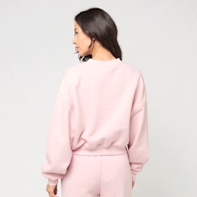 New Balance Trackside Fleece Crew różowy