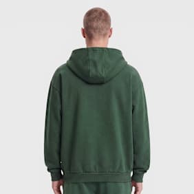 Urban Classics Fluffy Zip Hoody grün