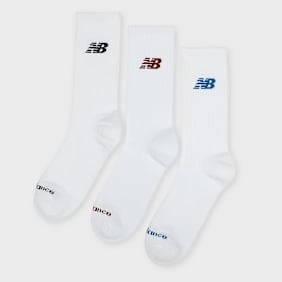 New Balance 3 PACK - EVERYDAY SEASONAL CREW -  seasalt blanco