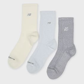 New Balance 3 PACK - Grey Patch Logo Seasonal Midcalf multicolorido