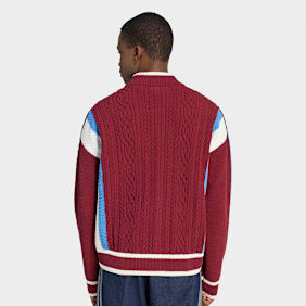 adidas Originals Retro Remix Cardigan vermelho